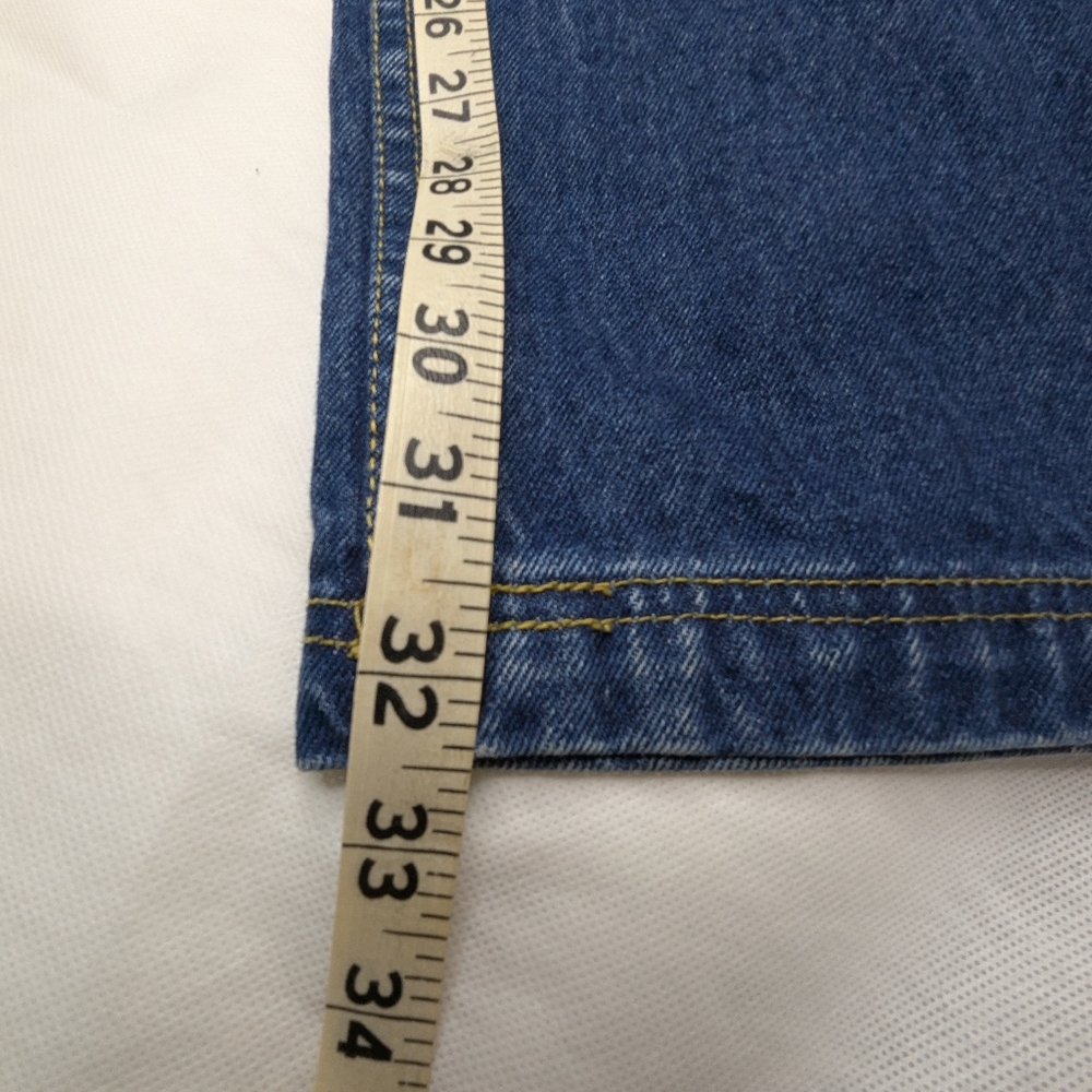 Y2K Unc Baggy Wide Leg NBA Patchwork Jeans - Picture 10 of 14